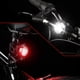 thumbnail image 5 of Juego de luces de bicicleta recargables por USB, faro delantero superbrillante y luz LED trasera para bicicleta, batería de litio, 4 modos de luz., 5 of 5