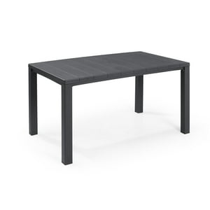 Mesa De Terraza Plastica Julie Keter Gris Oscuro