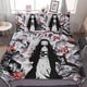 thumbnail image 1 of Demon Slayer Nezuko 3-Piece Bedding Set Warm And Comfortable Soft Duvet Cover Bed Set for Boys Girls Kids Adult Bedroom All Season, 1 of 5