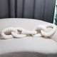 thumbnail image 2 of Cojin Diseño Cadena Blanco Tela, 2 of 8