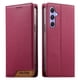 thumbnail image 1 of Funda Tipo Cartera de Cuero Sintético para Samsung Galaxy A55 Bloqueo RFID, con Ranuras para Tarjetas y Bolsillo para Efectivo, Cierre Magnético Fuerte Rojo, 1 of 6