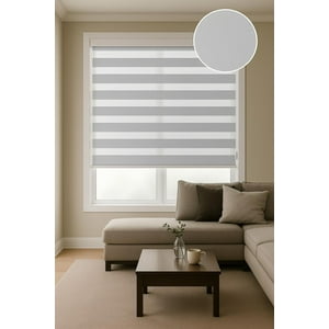 Clems - Cortina Roller Duo Zebra Dia Y Noche 060X160 Gris 060X160