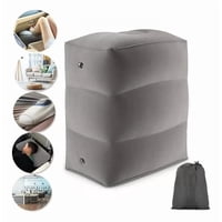 Genérica - Almohada Cojín Cama Inflable Para Viajes Avión, Auto, Bus. Blanco