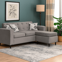 Focus - Seccional Intercambiable Roma Felpa Gris