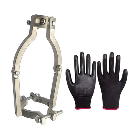 Magideal - Convertidor De Máquina De Espiga Cuadrada, Herramienta De Ubicación, Diámetro De Abrazadera De 1,5 Pulgadas ~ 2,2 Pulgadas Con Guantes, Convertidor De , Con Guantes