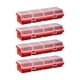 thumbnail image 5 of 4 Cajas de Almacenamiento de Tornillos, Divisores, Contenedores Portátiles a Prueba de Polvo para Artículos Pequeños, Tuercas, Pernos, Garajes Y Hogar Rojo, 5 of 5