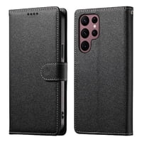 Funda Para Foxdock Samsung Galaxy S22 Ultra– Cuero Premium, 3 Ranuras Para Tarjetas, Protección Contra Impactos