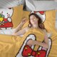 thumbnail image 5 of Cheery Chums 3-Piece Bedding Set For Kids Boys Girls Adult Cartoon Warm Cute Fashion Holiday Present Gift Bed Sheets, 5 of 5