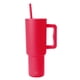 thumbnail image 1 of Vaso Simple Modern Trek de 1,2 litros con asa y tapa con pajita, color rojo, 1 of 9