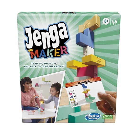 Juego Stacking Tower Hasbro Gaming Jenga Maker Kids 8+