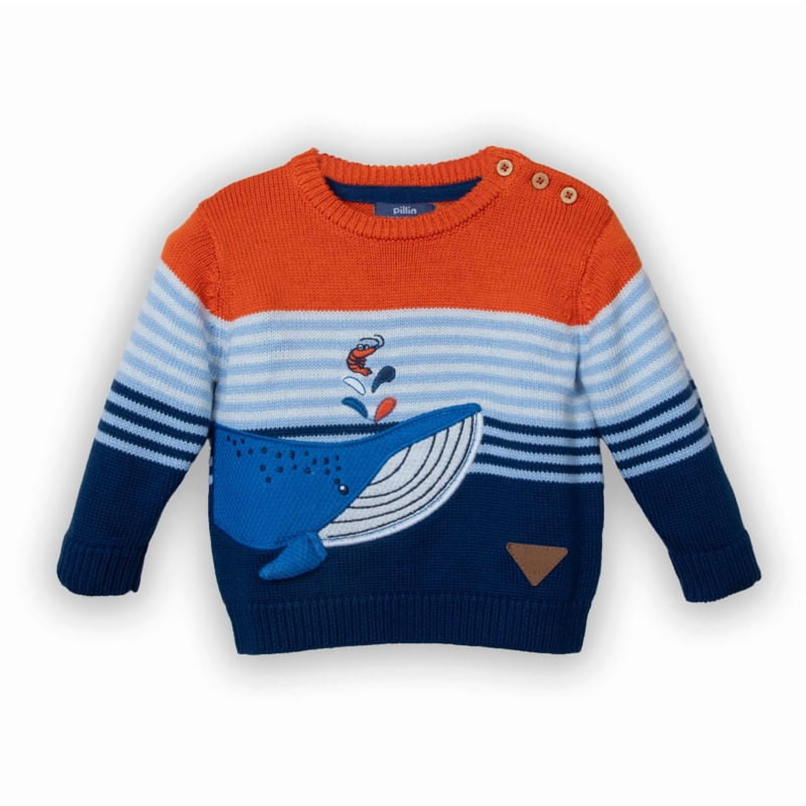 Chaleco Bebe Niño Azul Pillin