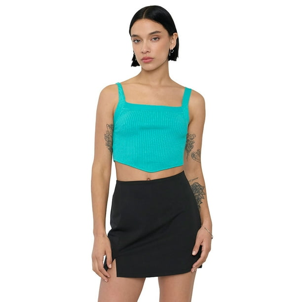 Peto Mujer Tejido Verde Corona