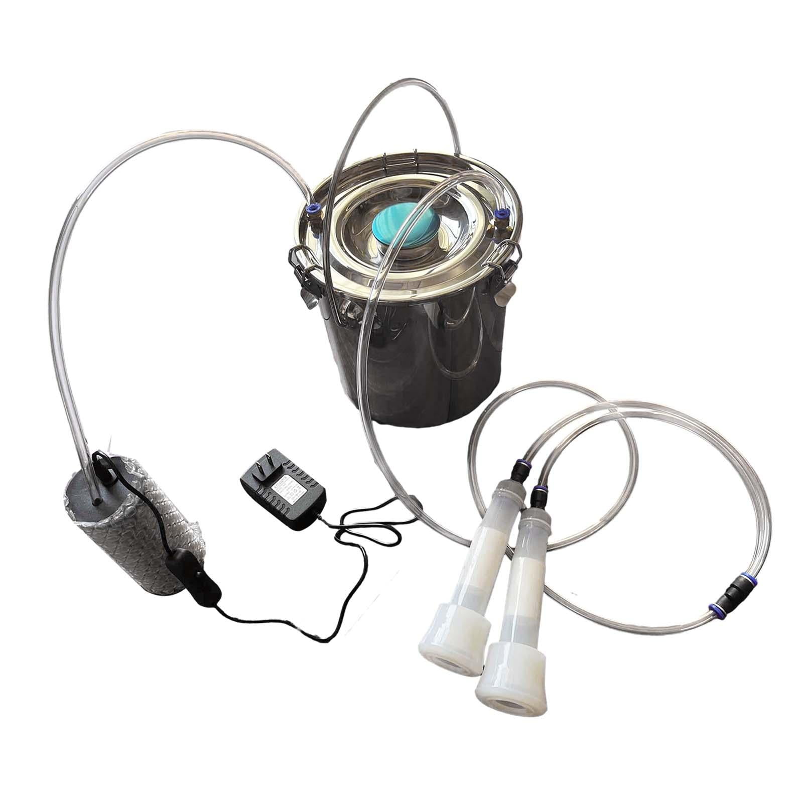 Magideal - Cubo De Máquina De Ordeño Eléctrico, Ordeñador De Doble Cabezal/dispositivo De Ordeño Eléctrico/máquina De Ordeño De Ovejas Para Ordeñar/ovejas/granja