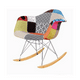 thumbnail image 1 of Mecedora Silla Rocking Asiento Patch Chenille - Naranjete, 1 of 3