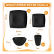 thumbnail image 2 of Cuadrada vajilla juego cocina paja trigo plato tazas kit #7, 2 of 3