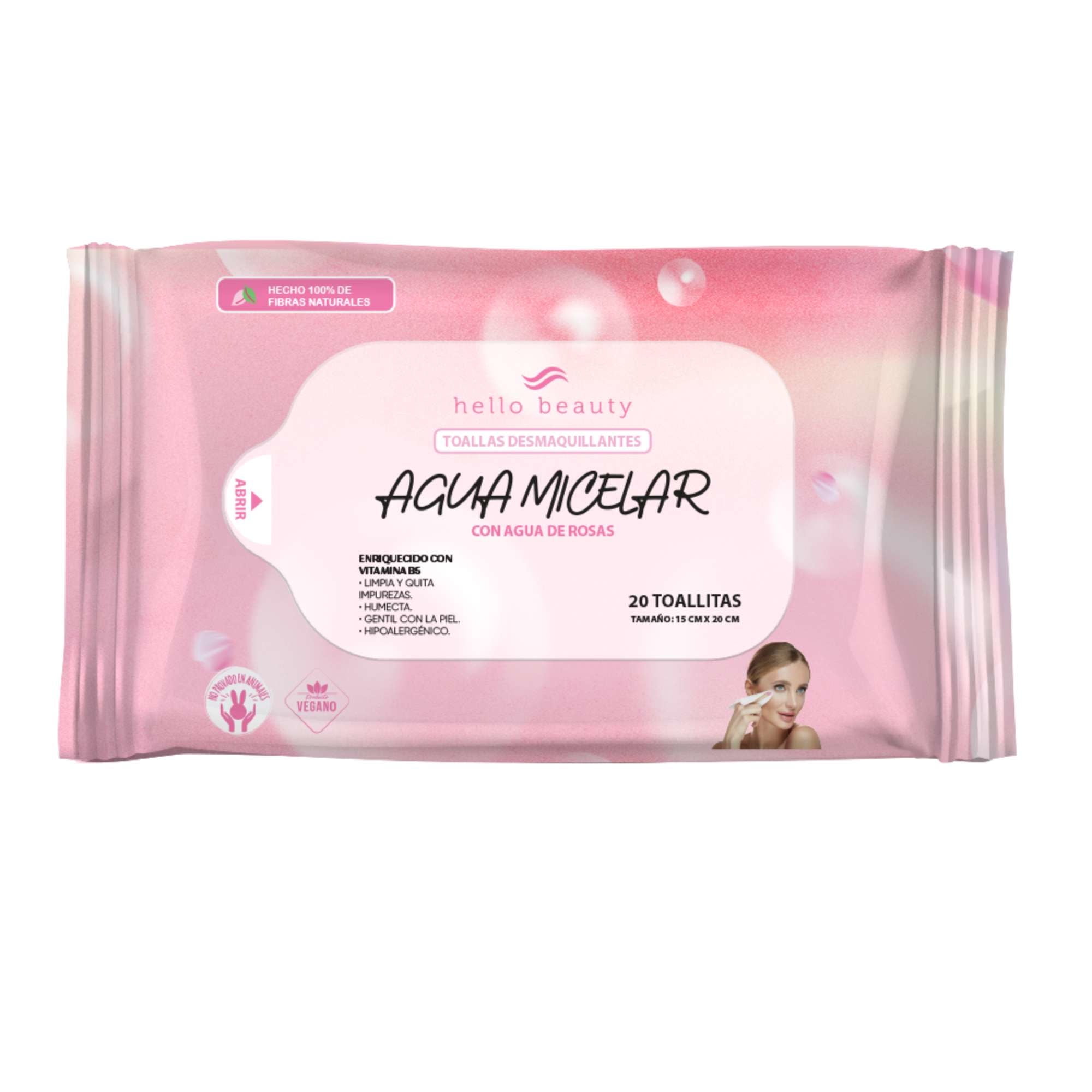 Toalla Desmaquillante 20 Un Hello Beauty