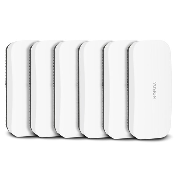 Borrador VUSIGN Pack de 6 Magnético para Pizarra Blanca