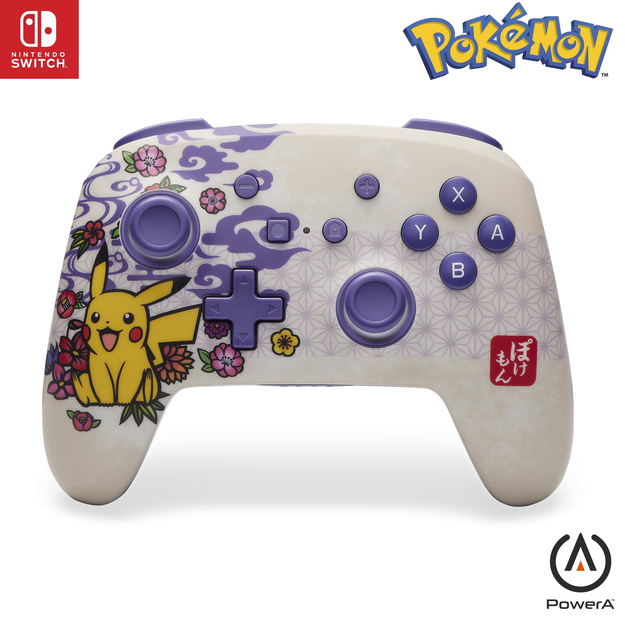 Control Inalámbrico Powera Para Nintendo Switch Pokémon Blossom