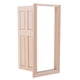 thumbnail image 1 of 1/12 Casa De Mu?ecas En Miniatura De Madera Externa De 4 Paneles De Doble Puerta Sin Pintar DIY, 1 of 5