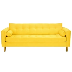 Bodevir - Sofa Retro 3Cg Felpa 01 Amarillo