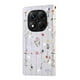 thumbnail image 5 of FOXDOCK Funda Tipo Cartera Floral para Xiaomi Poco X7 ,Funda con Tapa de Cuero PU, Protección Antigolpes con Ranuras para Tarjetas y Soporte, 5 of 5