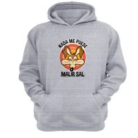 Genérico - Polerón Canguro Coyote Gris Claro Talla L Unisex