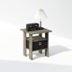 thumbnail image 5 of Mesita de Noche Furinno TIDUR con Repisa Abierta y Almacenamiento – Roble Francés, 5 of 7