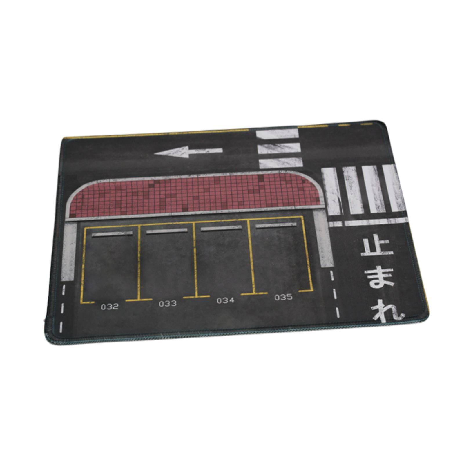 Bothyi - 1/64 Estacionamiento Mat De Escena De Automóvil No Litera Para La Recolección De La Decoración De Escritorio De La Recolección De 30X25Cm