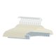 thumbnail image 1 of REGALWOVEN 20 Paquete de Perchas Antideslizantes Aterciopeladas con Clips de Pinza, Perchas Duraderas que Ahorran Espacio de 360 Grados para Armario, Pantalones o Camisas Beige, 1 of 6