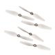 thumbnail image 4 of 6 Uds RC Drone Hélices Para WLtoys X450.0005 Parte Del Cuerpo Del Avión Accs Blanco, 4 of 5