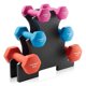 thumbnail image 1 of Juego de Mancuernas Philosophy Gym con Neopreno 20 kg y Soporte (2 kg, 3 kg, 5 kg), 1 of 7