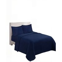 Genérico - Sabana Polar Premium 2 Plazas Color Azul Oscuro