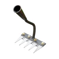 Magideal - Rake De Jardín, Garra Manual De Malezas, Mango Ergonómico, Removedor De La Herramienta De Extracción Para Cultivos De Jardín Con El Césped De Jardín 5 Dientes