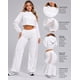 thumbnail image 4 of Conjunto Deportivo Mujer Chaqueta Crop Y Pantalon Palazzo, 4 of 7