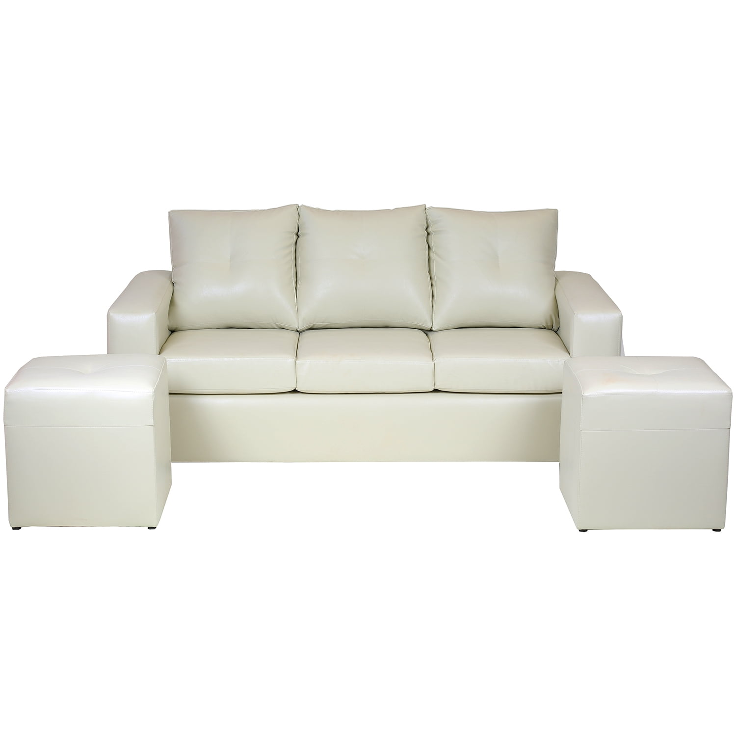 Muebles América - Living Emilia Pu Beige
