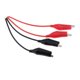 thumbnail image 2 of Juego De 4 Cables De Clip De Abrazadera De Cola Esta?ados 16 # Línea 120 Mm Juego De Cables Negros Y Rojos, 2 of 5