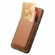 thumbnail image 2 of Funda de Cuero Magnética con Tarjetero para Samsung Galaxy A15 Cubierta Delgada Marrón, 2 of 5