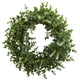 thumbnail image 1 of Corona doble de eucalipto artificial Nearly Natural de 45 cm, 1 of 6
