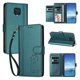 thumbnail image 2 of Funda Cartera Trébol para Xiaomi Redmi Note 9S 4G con Ranuras Tarjetas y Carga Inalámbrica Verde oscuro, 2 of 6