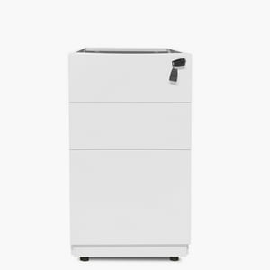 Form Office - Cajonera Metálica Pedestal Blanco