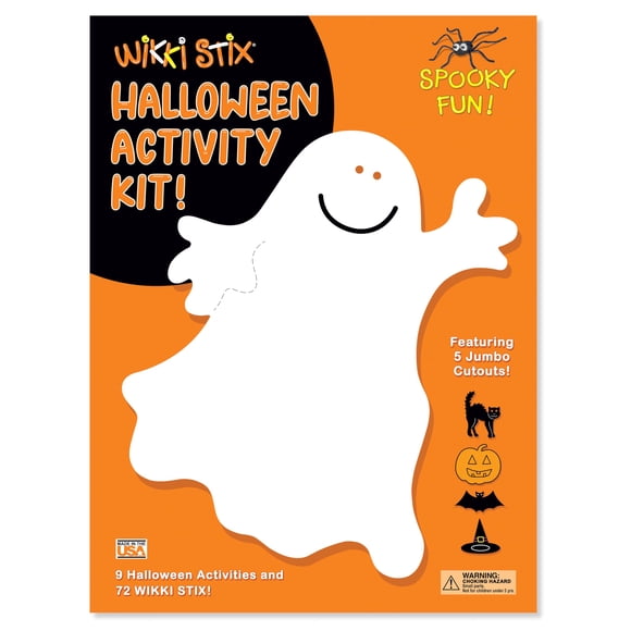 Kit de actividades de Halloween WikkisTix, 72 piezas, 9 manualidades