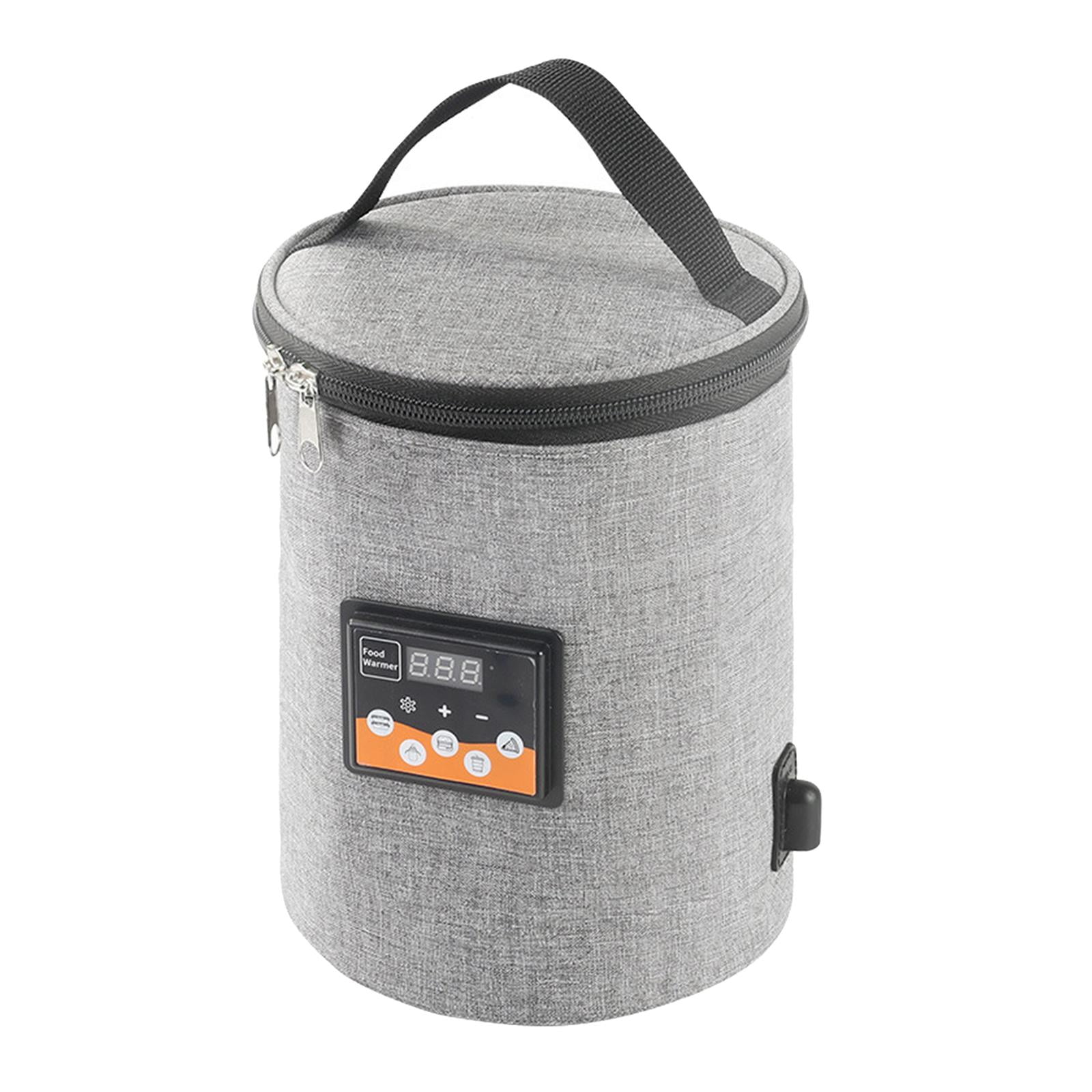 Bothyi - Calentador De Biberones De Leche Para Coche, Bolsa Para Biberones Para Viajes De Picnic, Gris