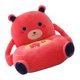 thumbnail image 5 of Cartoon Animal Kids Seat Sofá Cubierta Bebé Silla Bean Bag Bear (Rojo), 5 of 6