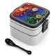 thumbnail image 1 of Zayu Fiambrera de Doble Capa, Contenedor de Almuerzo Portátil Apilable, Almacenamiento de Alimentos Hermético a Prueba de Fugas, 1000ml, 1 of 6