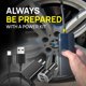 thumbnail image 4 of Airmoto Power Kit, cargador de coche y cargador doméstico, inflador de neumáticos, compresor de aire portátil, carga rápida con cable Lightning de 3 pies, 4 of 5