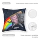 thumbnail image 5 of NYAN CAT Fundas de almohada de terciopelo con tema, regalos de funda de almohada, decoración para el hogar, cojín de lanzar, regalo de cumpleaños para fans y parejas. 50cm x 50cm., 5 of 6