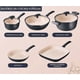thumbnail image 2 of Bateria Cocina Antiadherente Ceramica 8 Pcs Granito Rosa, 2 of 3