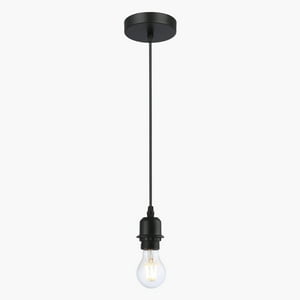 Form Design - Lámpara De Colgar Soquete Negro