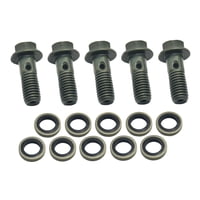 Magideal - Adaptador De Línea De Combustible De Perno Banjo, Práctico Cilindro Maestro De Freno, Tornillos De Tubo Universales, Tornillos De Manguera De Aceite , 8Mm