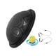 thumbnail image 1 of Pelota De Equilibrio De 18 Pulgadas Con Bomba De Pie, Antideslizante, Para Pilates En Casa, Gimnasio, Color Negro, 1 of 5
